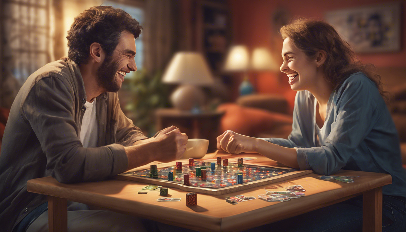 découvrez les joies du jeu à deux et vibrez au rythme de l'excitation, du suspense et de la complicité dans cette expérience ludique unique.