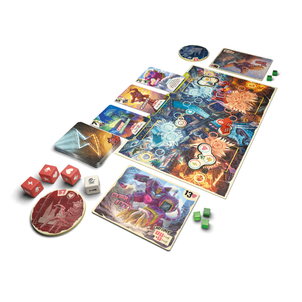 Matériel du jeu King of Tokyo