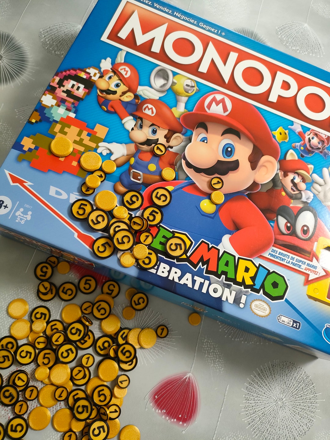 Pions Monopoly Super Mario